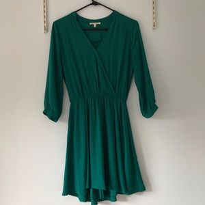 Emerald green dress